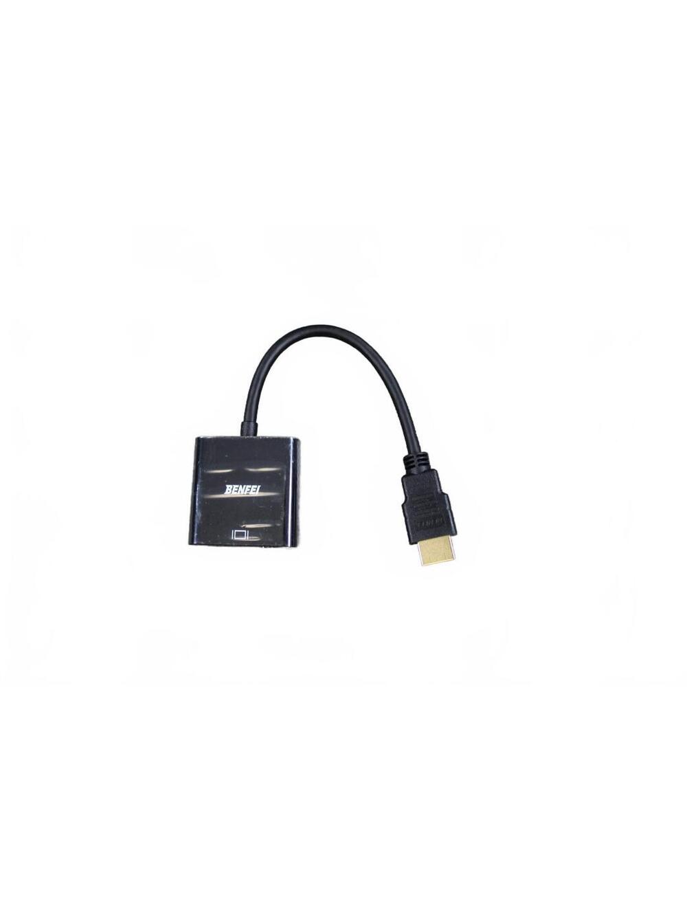 Benfei HDMI to VGA Adapter Cable 1080P HD Video Black